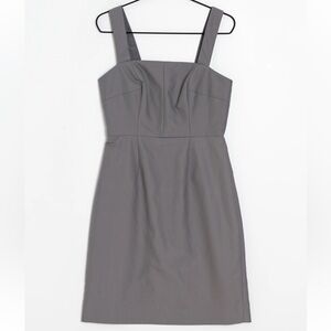 JCREW gray sleeveless mini dress size 14